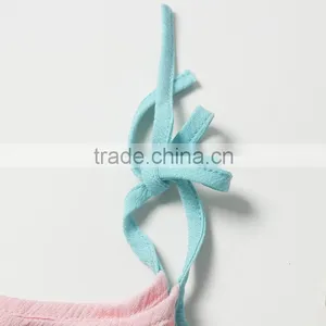 2016 Summer Children's Clothing Baby Girl Clothes Sling Splicing Color Jmpsuit Cotton Rompers thumbnail-3