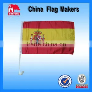 Custom Spain National Car Flags For Sports thumbnail-1