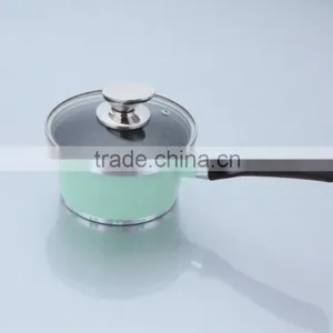 16cm Aluminum Ceramic Coatingsauce Pan With Non Stick Coating thumbnail-2