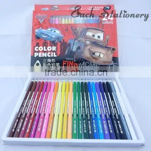 Hot Sales 7" 24 Pcs Sharpened Multi Jumbo Color Pencil Pack thumbnail-1
