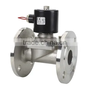 2W-400-40FJ Direct Acting Water Medium SS Flange Solenoid Valve thumbnail-1