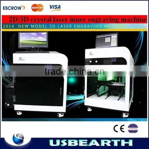 New Inner CO2 Laser Engraving Machine, 3 Laser Machine,Super Quality Laser CNC 3D Router. thumbnail-1