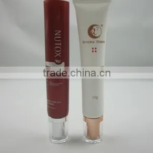 Dia 19MM Packing Tubes for Cosmetics, White PE Tube With Screw Cap thumbnail-6