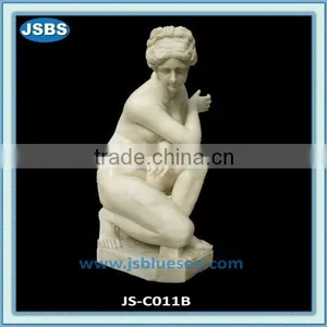 Carved the Female Nude Marble Sculpture thumbnail-1