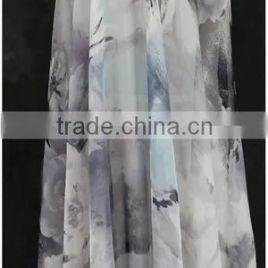 Natural Pure 100% Mulberry 6 Momme Silk Chiffon Fabric thumbnail-4