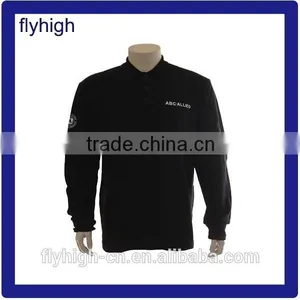 China Cheap Price Blank Long Sleeve Polo Shirts thumbnail-1