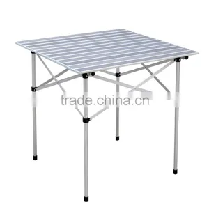 Aluminum-Roll-Up-Table-Folding-Camping-Outdoor-Indoor-Picnic-Table-Heavy-Duty thumbnail-3