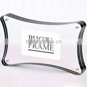 Hot Sale Transparent Acrylic Photo Frame for Home Decoration,vacuum Forming Photo Frame thumbnail-1