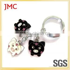 Factory Sales Custom Metal / Leather / Manual/opener Keychain/ Skull thumbnail-6