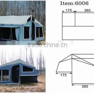 Canvas Camping Trailer Tent thumbnail-4