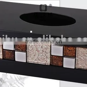 China Suppliers Sale ISO9001&CE&FCC Fancy Eco-friendly Decorative Unfinished Wooden Tissue Box With High Quality JHF14-2232B thumbnail-1