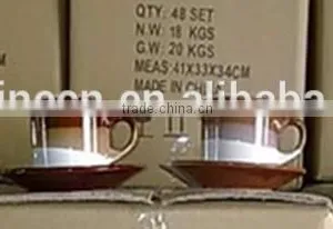 Ceramic Cup Tea Set White Plain ,ceramic Cup&saucer , Porcelain Cup &saucer thumbnail-2
