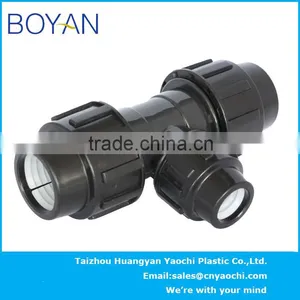 BOYAN PP Compression Quick Pipe Fittings for Irrigation Reducing Tee thumbnail-4