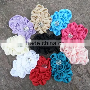 Rhinestone Colorful Hair Accessory Wholesale Scale Shape Fabric Baby Hair Band thumbnail-1
