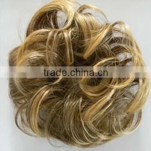 Natural Blonde Curly Hair Pieces thumbnail-1