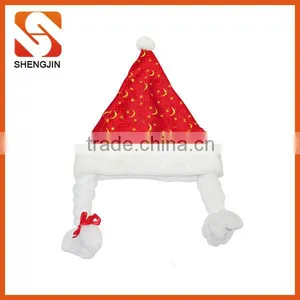 SJ-6876 YIWU Velvet Santa Clause Party Christmas Hat Supplier thumbnail-1