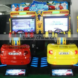 42 Inch Dynamic Seats Racing Car Simulator Racing Video Game Machine thumbnail-2