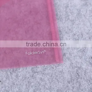Custom Color a3 a4 a5 Business Magic Button Plastic File Folder Clear Plastic Document Folder pp Document Bag thumbnail-3
