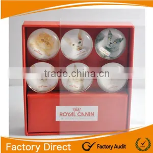 Customized Crystal Glass Fridge Magnet for Souvenir and Promotion thumbnail-1