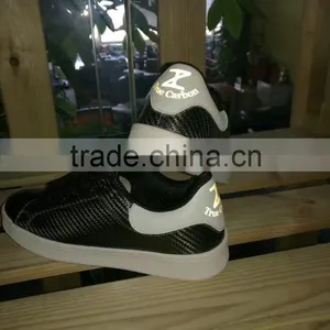 2016 Spring and Summer Fashion Men and Women Flat Shoes Carbon Fiber Japanese Korean Sports Shoes Breathable Carbon Fiber Black thumbnail-1