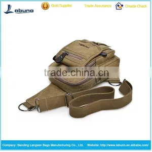 Cheap Fashion Canvas Chest Bag for Young Men thumbnail-6