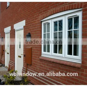 2016 Hot Sale French Style UPVC/PVC Casement Window With Grill Insert thumbnail-6