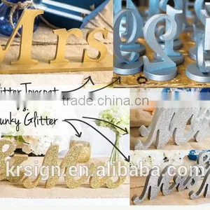 2016 New Design Stainless Steel Number Signs,table Decoration Letter for Wedding Reception thumbnail-4