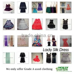 Ladies Silk Dress Pants Lady Woman Grade A China Factory Directly Sale Warehouse Bulk Wholesale Second Hand Used Clothing thumbnail-1