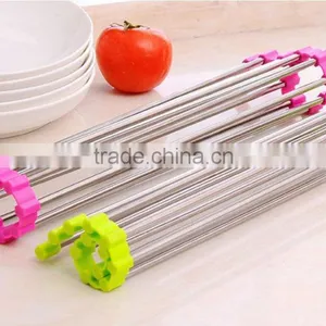Best Large Commercial Kitchen Folding Over The Sink Compact Stainless Steel Dish Rack, Dish Drying Rack thumbnail-5