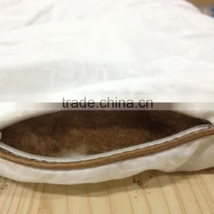 Double Size Camel Wool Quilt With Soft Camel Wool Filling Jacquard Cotton Fabric Cover Washable thumbnail-5