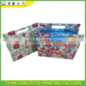Decorative Accordion File Folder With Handle thumbnail-3