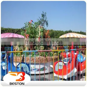 Outdoor Playground Amusement Electric Fighting Shark Island Ride thumbnail-5