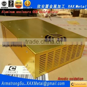 XAX27Alu OEM ODM Customized Laser Cut Bend Weld Plate Aluminum Network Switch Case thumbnail-6