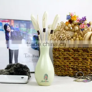Ceramic Bottle Diffuser Gift Set With Reed Flower Bud thumbnail-3