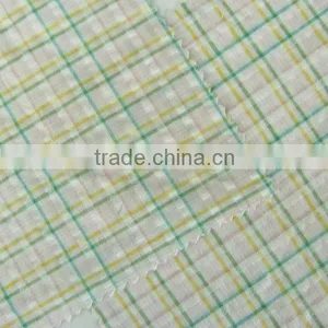 Light Seersucker 100 Cotton Yarn Dyed Chambray Fabric for Shirting thumbnail-3