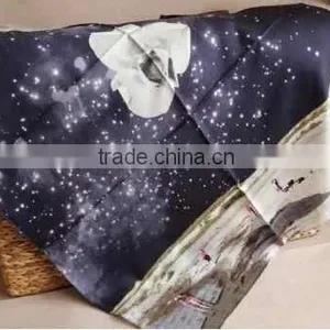 100% Silk Scarf With the Night Sky thumbnail-6