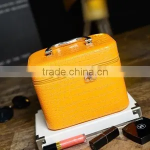 Ladies Cute Big Size Hard pu Storage Cosmetic Powde Makeup Case thumbnail-3