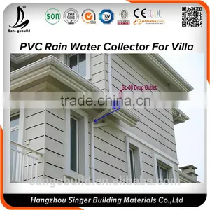 .New South Africa PVC Rain Gutter /PVC Rain Water Collector for Hot Sale thumbnail-1