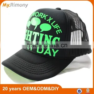 Top Quality 5 Panel Hat With Neon 3D Printed Trucker Caps and Hats Quality Choice thumbnail-1