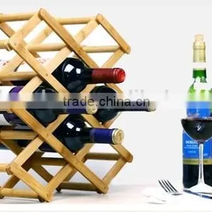 Fashion Portable Bamboo Display Shelf thumbnail-1