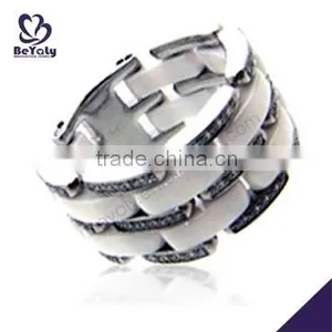 2015 Cheap Price Jewelry 316l Stainless Steel King and Queen Ring Jewelry thumbnail-1