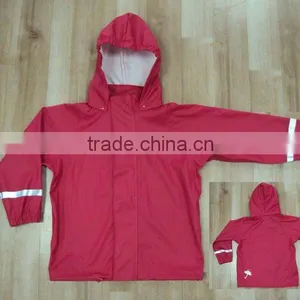Kid's PU Knitted Rain Suits, Kid's Raincoats, Rain Set thumbnail-1