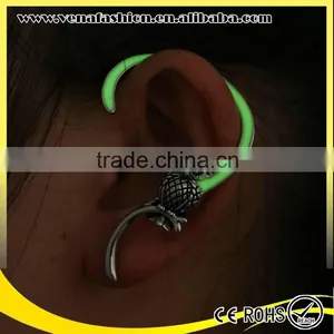 Glow in the Night Owl j Old Fashion Animal Shaped Earrings thumbnail-1