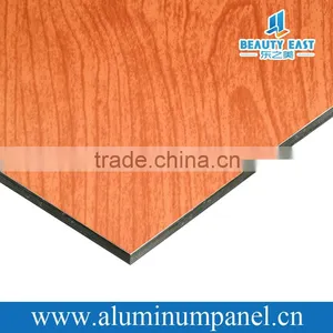 4MM PVDF Wood Finish Aluminum Composite Panel ACP thumbnail-1