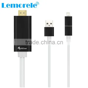 Hot Selling EZ Cast EZcast m2 Lightning to HDMI Cable Adapter Wire Display Miracast Dongle thumbnail-1