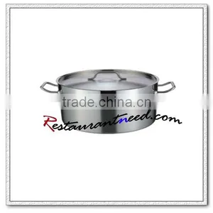 S205 Stainless Steel Composite Bottom Rondeau Pan With Cover thumbnail-1