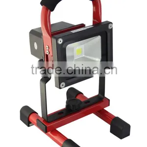 Rechargeable LED Flood Light 10W 20W, IP65 Waterproof Outdoor Handheld Portable 12V Rechargeable LED Magnetic Work Light thumbnail-5