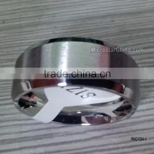 6MM Titanium Brushed Wedding Stainless Steel Solid Ring thumbnail-2