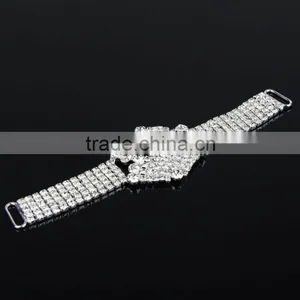 High Quality Sexy Crystal Rhinestone Bikini Connectors For Swimwear 14*3.6cm thumbnail-4