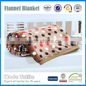 100%polyester Custom Coral Fleece and Flannel Fleece Blanket thumbnail-2